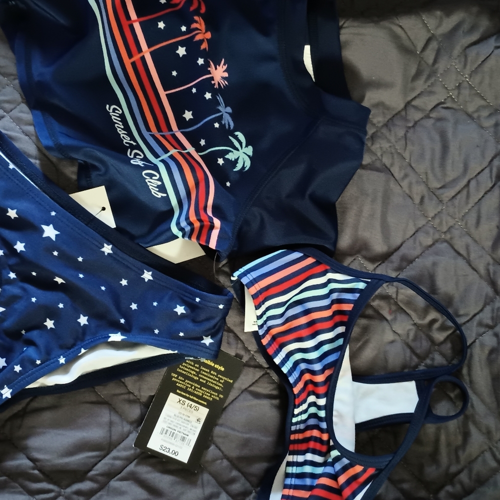 Art Class Lot XS 4/5 Girls swimsuits